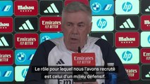 Real Madrid - Ancelotti ne va pas installer Tchouaméni en défense centrale