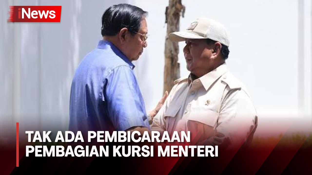 Prabowo Temui SBY di Pacitan, AHY: Tak Ada Pembicaraan Pembagian Kursi Menteri