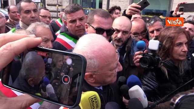 De Luca: La premier Meloni la smetta di fare la lamentosa