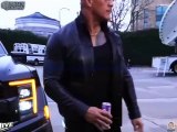The Rock looks in full heel mode as he heads to Roman reigns locker room backstage on WWE Smackdown (February 16 2024)