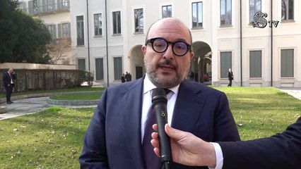 Palazzo Citterio, il ministro Sangiuliano in visita al cantiere della Grande Brera: ?Sar? pronta entro fine anno?