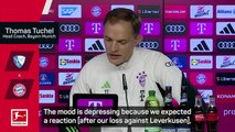 Tuchel admits Bayern are 'depressed' after recent results