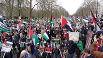 One Arrested as Thousands Protest Near Israeli Embassy in London