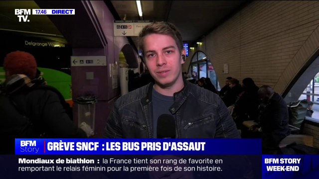 Grève SNCF: les voyageurs se tournent vers les bus