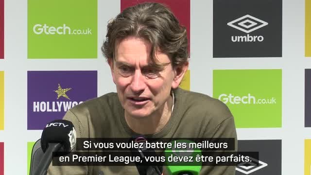 Brentford - Frank : Si vous voulez battre les meilleurs, vous devez être parfaits