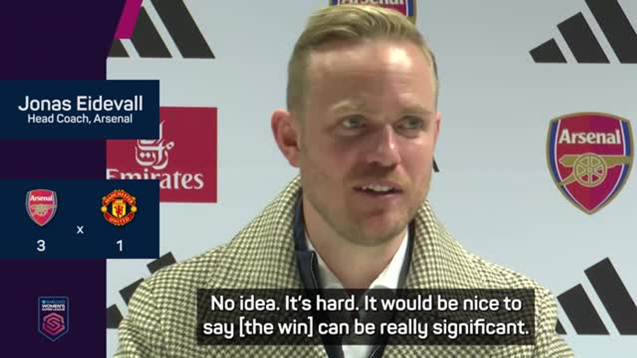 Eidevall challenges Arsenal in WSL run-in