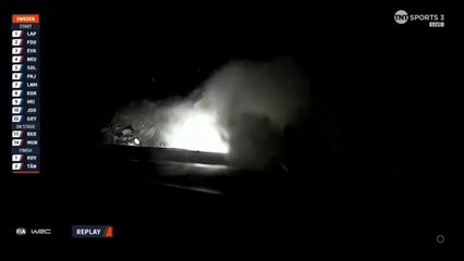 WRC Sweden 2024 SS15 Munster Crashes