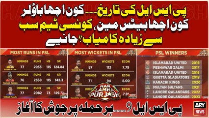 PSL9 Ki Sab Say Qamiyab Team Konsi? - Qamiyab Batsmen Kon? - Qamiyab Bowler Kon?