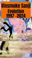 Vinsmoke Sanji Evolution 1997 - 2024 One Piece Manga Anime !