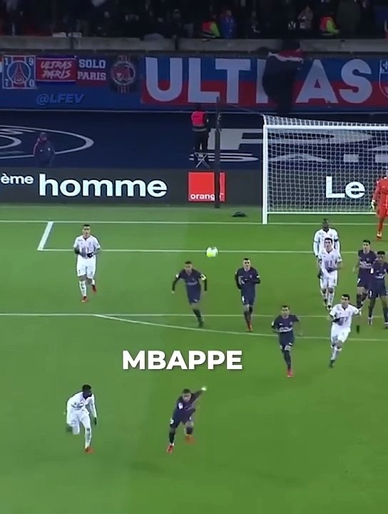 Vitesse de Mbappé