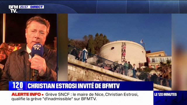 Banderole Israël SS à Nice: ceux qui l'ont posée seront interpellés et ils seront poursuivis , affirme le maire Christian Estrosi