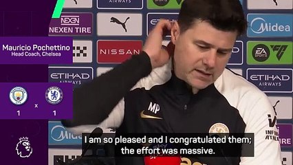Pochettino thrilled with 'character and personality' shown in City draw