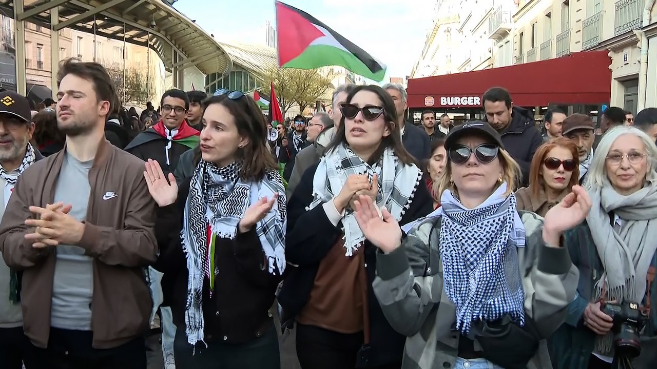 مظاهرات في فرنسا للمطالبة بوقف الحرب في غزة