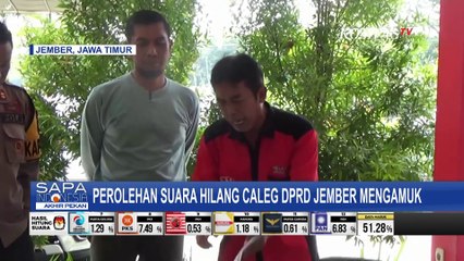 Perolehan Suaranya Hilang, Caleg DPRD di Jember Mengamuk