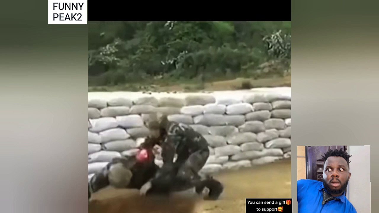 WATCH: Is this soldier crazy
