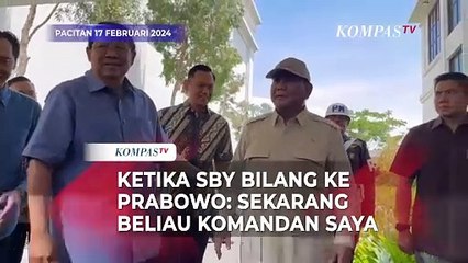 Ketika SBY Bilang ke Prabowo: Sekarang Beliau Komandan Saya