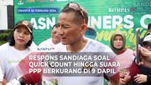 Respons Sandiaga soal Quick Count hingga Suara PPP Berkurang di 9 Dapil