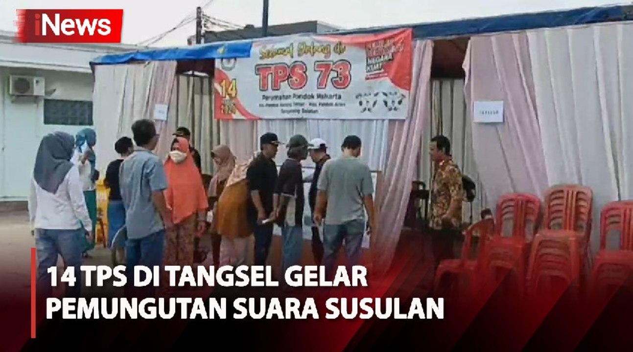 Hari ini, KPU Kota Tangerang Selatan Gelar Pemungutan Suara Susulan Pemilu 2024