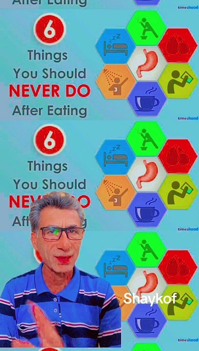 6 things you do not do after eating