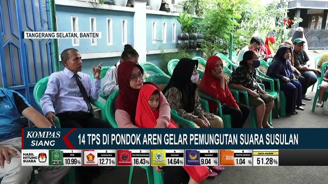 Akibat Banjir, 14 TPS di Pondok Aren Gelar Pemungutan Suara Susulan Hari Ini