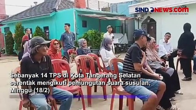 KPU Kota Tangerang Selatan Gelar Pemungutan Suara Susulan Pemilu 2024 Hari Ini