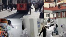 İstanbul'da kameralara yansıyan ilginç görüntüler