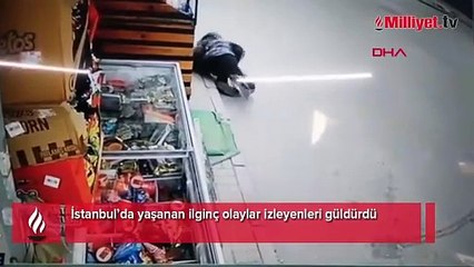 İstanbul’da yaşanan ilginç olaylar izleyenleri güldürdü