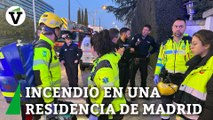 Un incendio en una residencia de ancianos de Madrid deja dos fallecidos y diez heridos leves