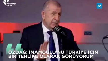Ümit Özdağ: “Ekrem İmamoğlu’nun Türkiye İçin Ciddi Bir Tehlike, Tehdit Olarak Görüyorum”