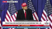 « Un vote pour Biden est un vote pour envoyer des dizaines de milliers d’emplois du Michigan en Chine. »  — Président Trump dans le canton de Waterford, Michigan