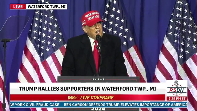 « Un vote pour Biden est un vote pour envoyer des dizaines de milliers d’emplois du Michigan en Chine. » — Président Trump dans le canton de Waterford, Michigan
