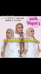 DAPATKAN PENAWARAN ISTIMEWA! ✨ PAKET TIGA HIJAB SEGI EMPAT INSTAN INNER 2 LAYER HANYA 90 RIBU! 