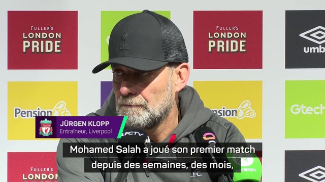 Klopp : Je pense que Salah aurait pu marquer un triplé
