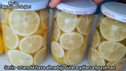 ✋️Limonu BU ŞEKİLDE 24 Ay SAKLIYORUM❗️Tazesinden Bile DAHA LEZZETLİ