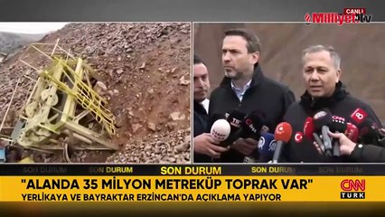 Erzincan'da son durum! 'Alanda 35 milyon metreküp toprak var'