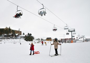 Sarıkamış Kayak Merkezi'ndeki sezon yoğunluğu!