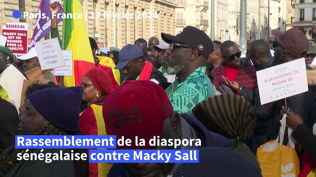Élections au Sénégal: manifestation à Paris contre Macky Sall