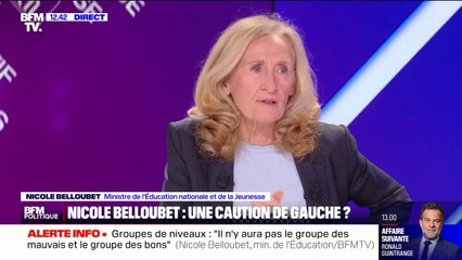 Nicole Belloubet: "je suis une femme social-démocrate et je l'ai toujours été"