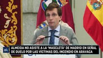 Almeida no asiste a la 'mascletà' de Madrid en señal de duelo por las víctimas del incendio en Aravaca
