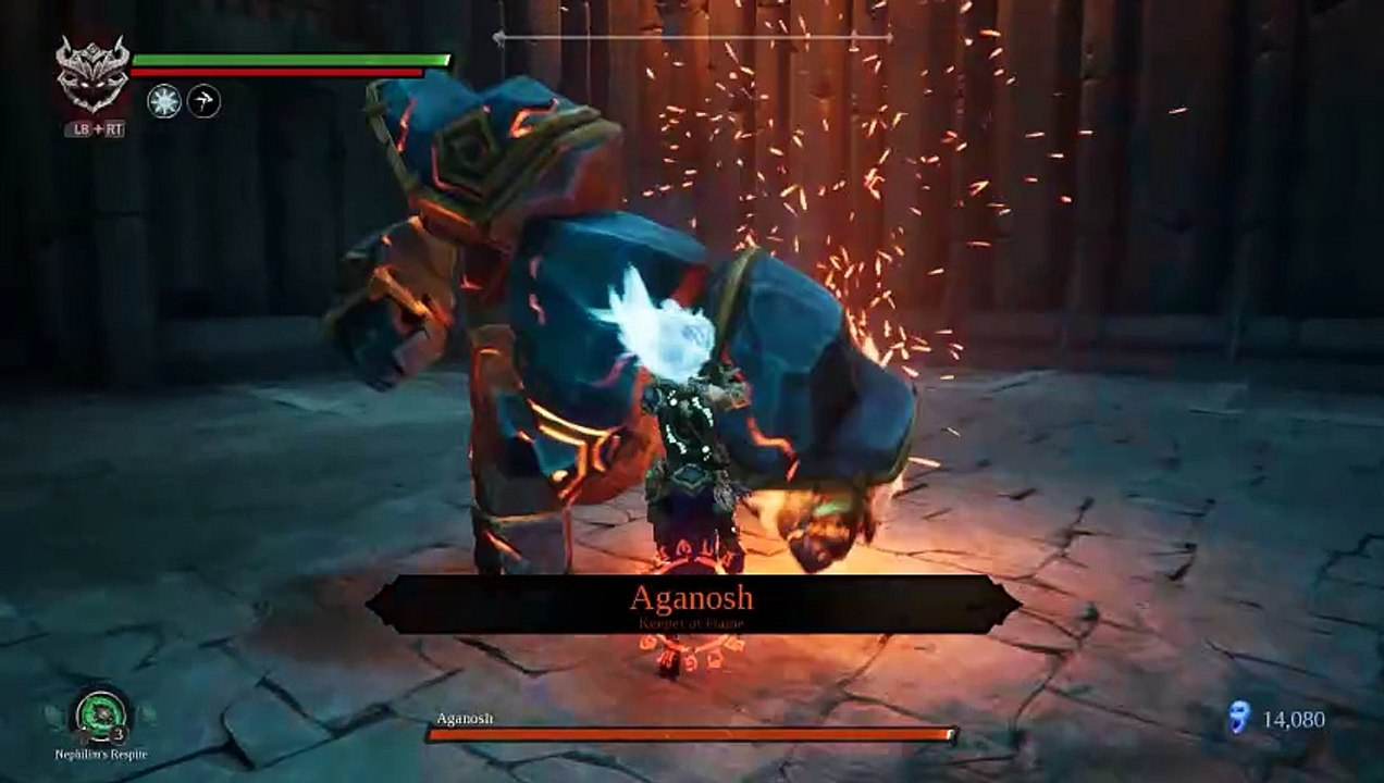 Darksiders 3 Fury vs Aganosh Boss Battle New Game +