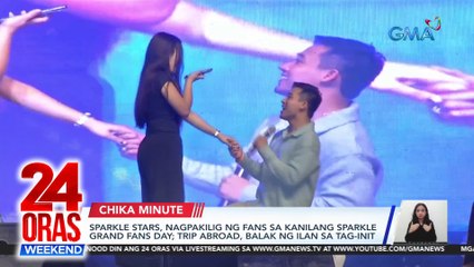 Télécharger la video: Sparkle stars, nagpakilig ng fans sa kanilang Sparkle Grand Fans day; trip abroad, balak ng ilan sa tag-init | 24 Oras Weekend