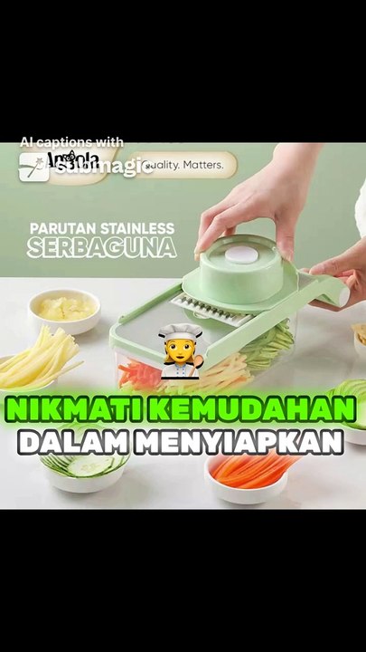 NIKMATI KEMUDAHAN MENYIAPKAN BAHAN MAKANAN DENGAN PARUTAN STAINLESS ANTI KARAT BERKUALITAS TINGGI! ‍