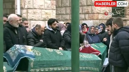 Düzce'de otomobil kazasında hayatını kaybeden aile toprağa verildi