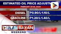 Presyo ng produktong petrolyo, tataas ngayong linggo