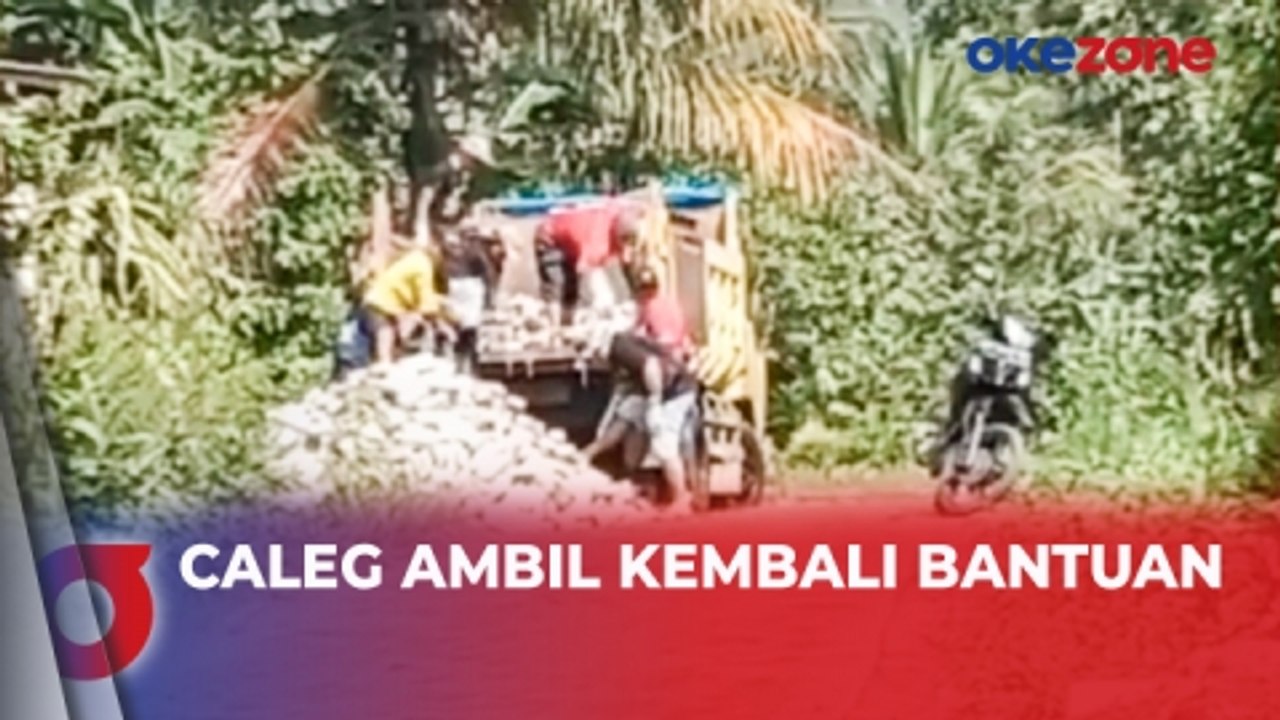 Kecewa Hasil Suara, Caleg di Banyuwangi Ambil Kembali Bantuan Paving