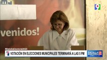 Vice Presidenta Raquel Peña votando en las Elecciones Municipales 2024