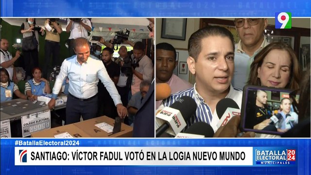 Declaraciones de Domingo Contreras y Víctor Fadul | Batalla Electoral 2024