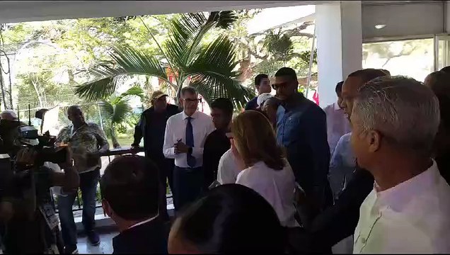 Vicepresidenta Raquel Peña ejerce su voto en las elecciones municipales