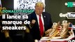 Donald Trump lance sa ligne de baskets avec une paire dorée à 370 euros