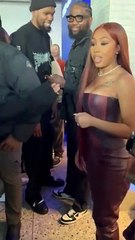 Kevin Durant excitedly hugs Yung Miami during All-Star Weekend